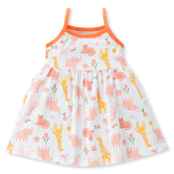 Đầm bé gái Animo Easy TX0225028 (1-4Y,Trắng,TT04)