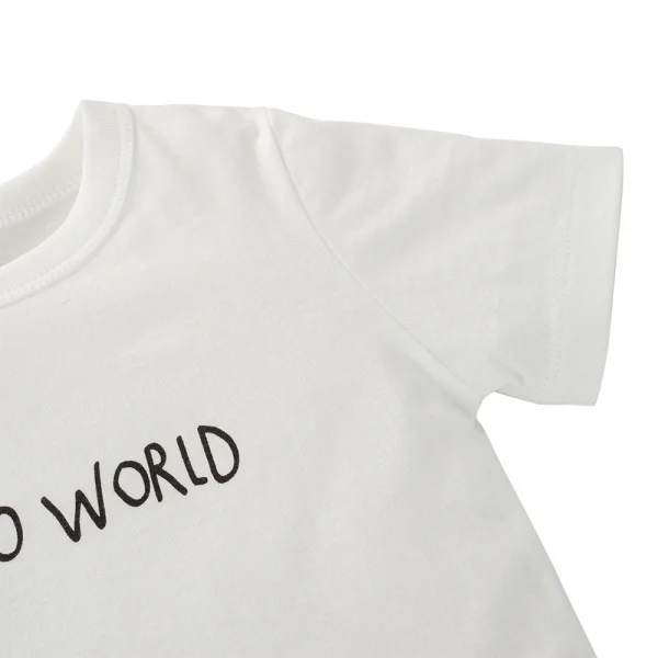 Bộ bé trai ngắn Animo Easy HN0225012 (1-4Y,Trắng-vàng,TT02)