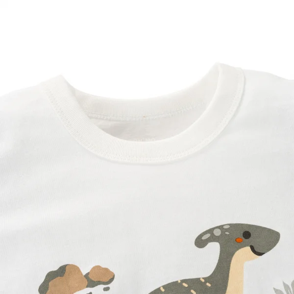 Bộ bé trai ngắn Animo Easy HN0225011 (1-4Y,Trắng-dương,NN02)