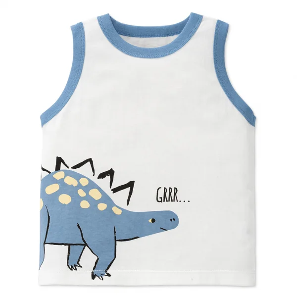 Bộ bé trai sát nách Animo Easy HN0225010 (1-4Y,Trắng-dương,TT02)