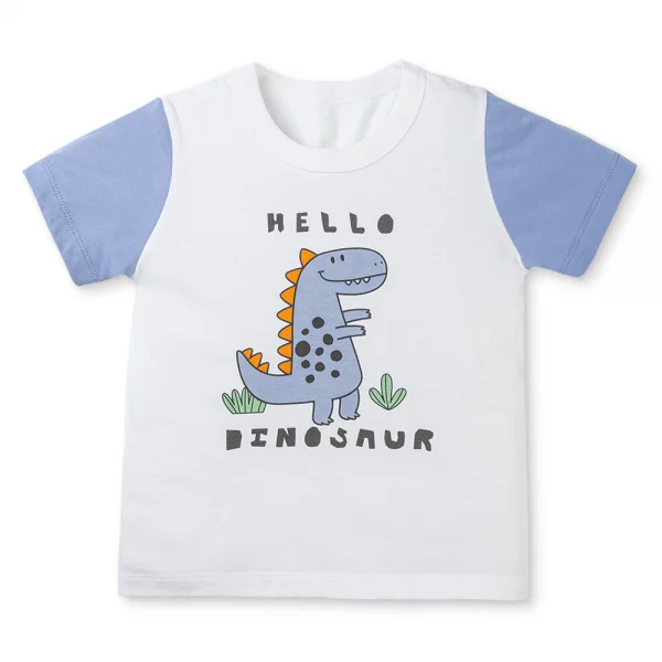 Bộ bé trai ngắn Animo Easy HN0225032 (1-4Y,Trắng-dương,TT02)