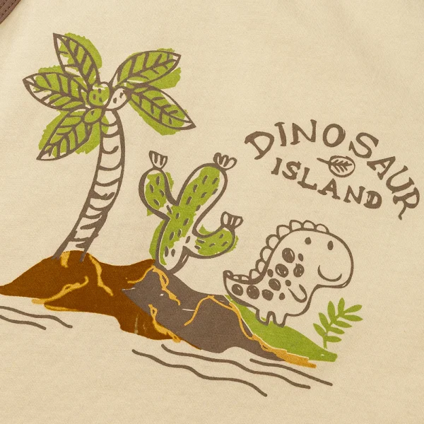 Bộ bé trai ngắn Animo Easy HN0225029 (1-4Y,Kem-nâu,TT02)