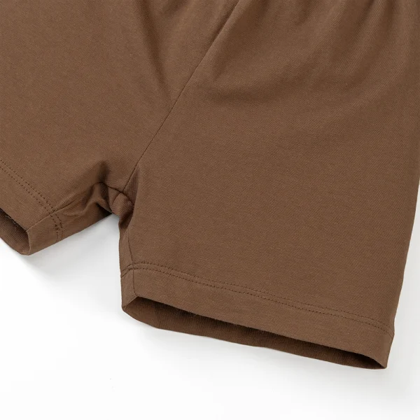 Bộ bé trai ngắn Animo Easy HN0225029 (1-4Y,Kem-nâu,TT02)