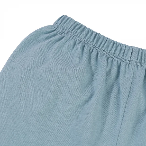 Bộ bé trai ngắn Animo Easy HN0325040 (1-4Y,Trắng-lá,NN03)