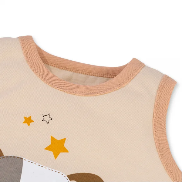 Bộ bé trai sát nách Animo Easy HN0325003 (1-4Y,Kem-be,NN02)