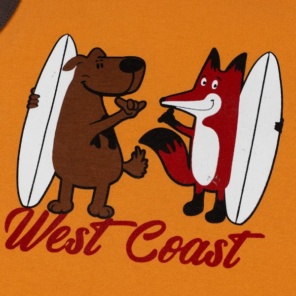 Bộ bé trai ngắn Animo Easy HN0225031 (1-4Y,Vàng-nâu,TT02)