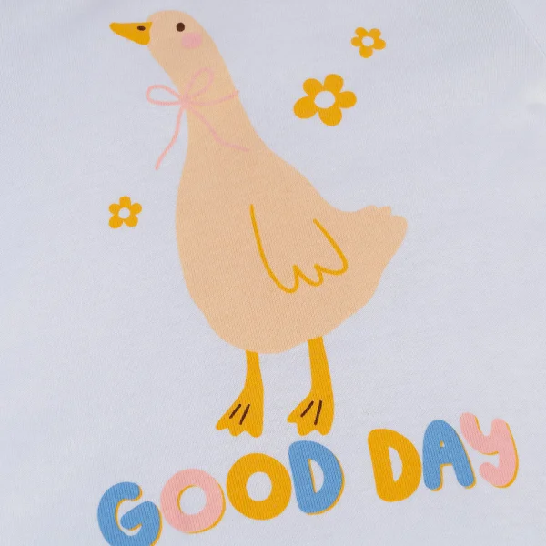 Bộ bé gái lửng Animo Easy LU0325009 (1-4Y,Trắng-vàng,TT02)