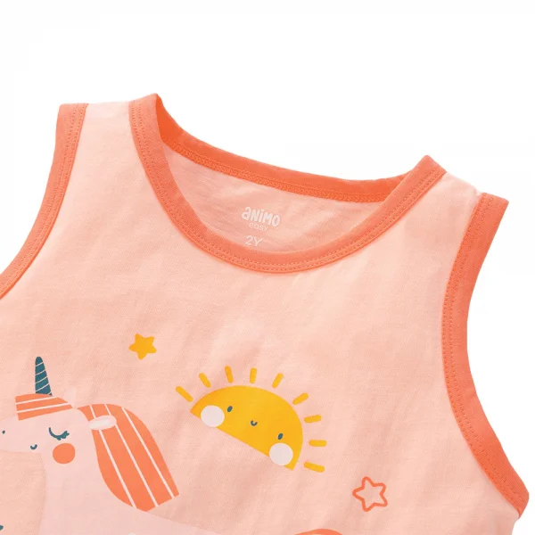 Bộ bé gái ngắn Animo Easy TX0225024 (1-4Y,Be-cam,TT02)