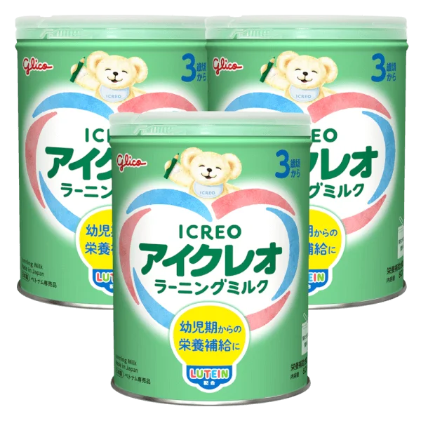 Combo 3 Thực phẩm bổ sung Icreo Learning Milk số 3 820g