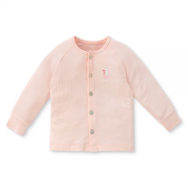 Bộ modal jacquard dài Animo KV1124016 (0-24M,Hồng)