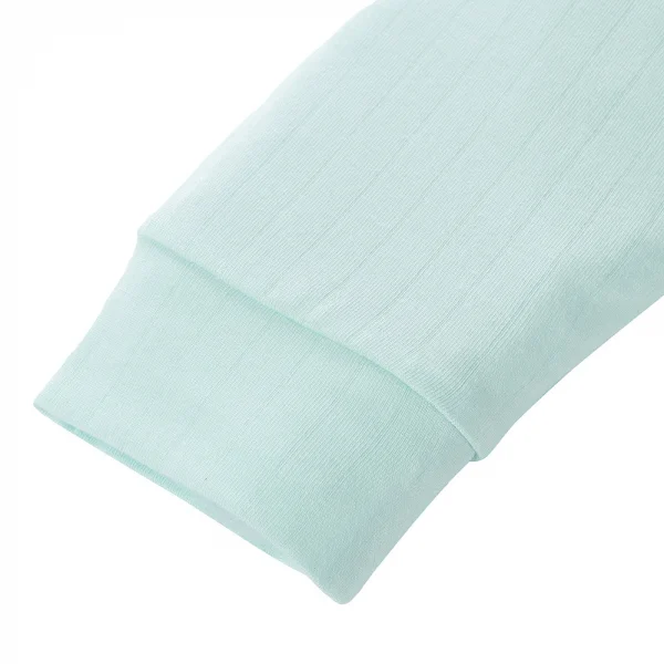 Bộ modal jacquard dài Animo KV1124013 (0-24M,Xanh ngọc)