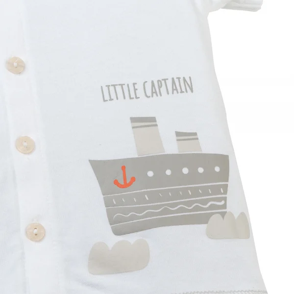 Set 2 Bộ modal kháng khuẩn ngắn Animo VD0225015 (0-24M,Xám-trắng,NN06)