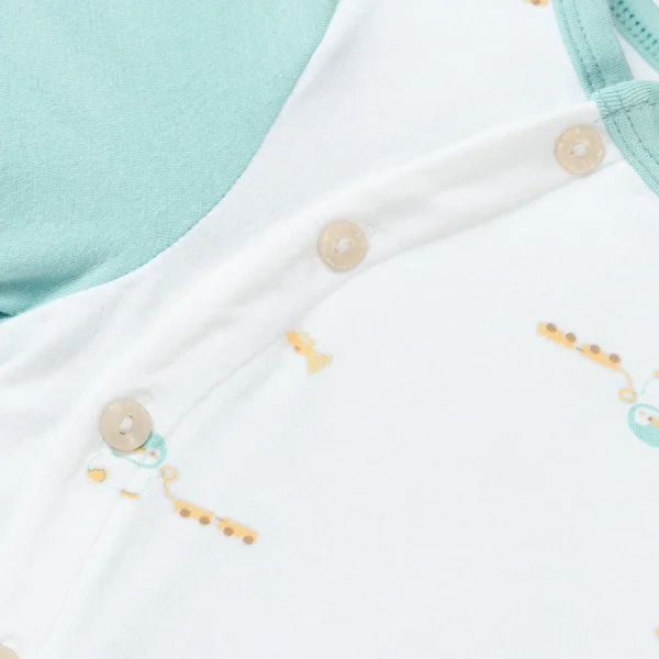 Set 2 Bộ modal kháng khuẩn ngắn Animo VD0225014 (0-24M,Xanh-trắng,DD06)