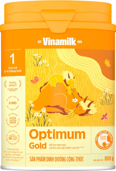 Sữa Vinamilk Optimum Gold 1 800g (0-6 tháng)