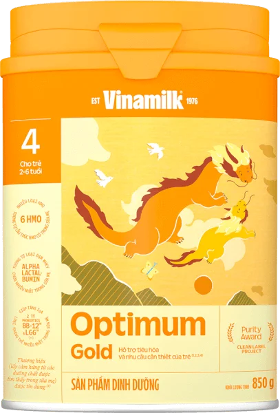 Sữa Vinamilk Optimum Gold 4 850g (2-6 tuổi)