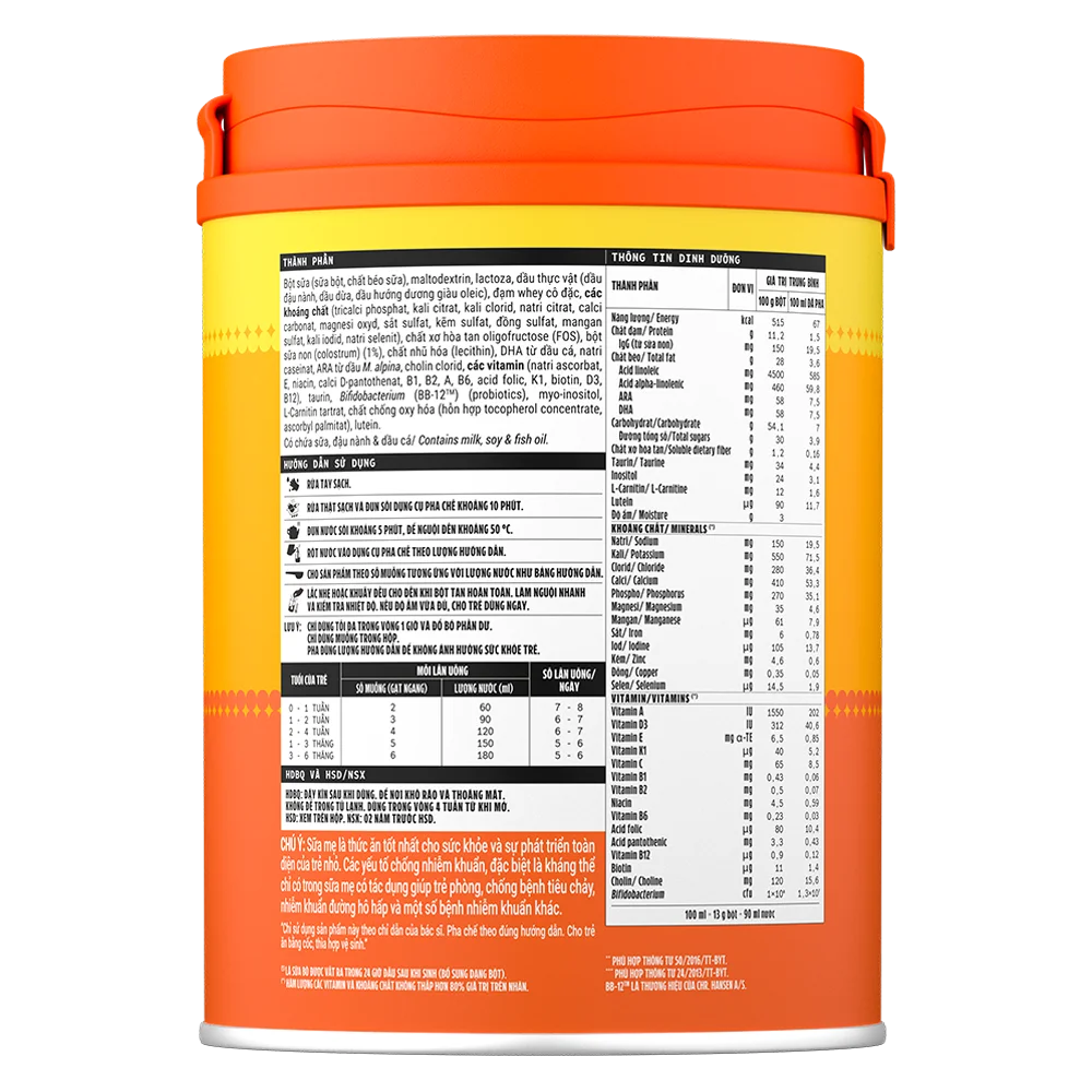 Sữa Dielac Gold 1, 800g (0-6 tháng)