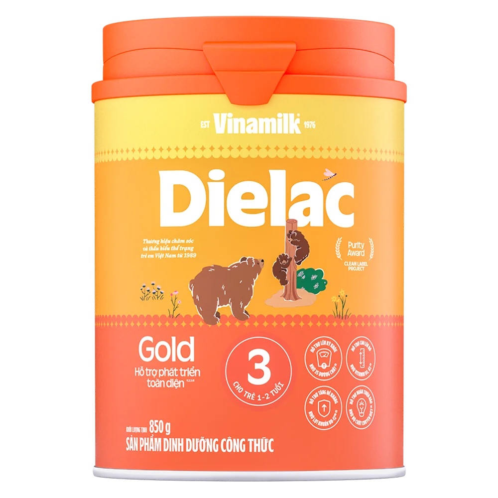 Sữa Dielac Gold 3 850g (1-2 tuổi)