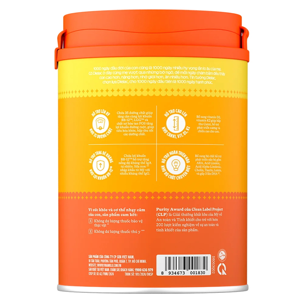 Sữa Dielac Gold 3 850g (1-2 tuổi)