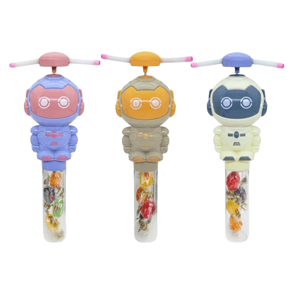 Kẹo cứng hương trái cây Minik Bonbon 9g - hình robot