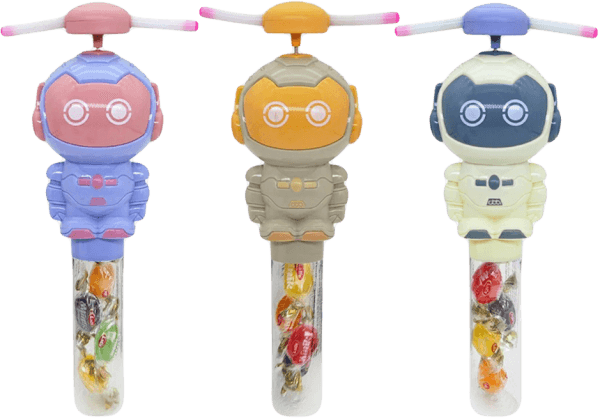 Kẹo cứng hương trái cây Minik Bonbon 9g - hình robot