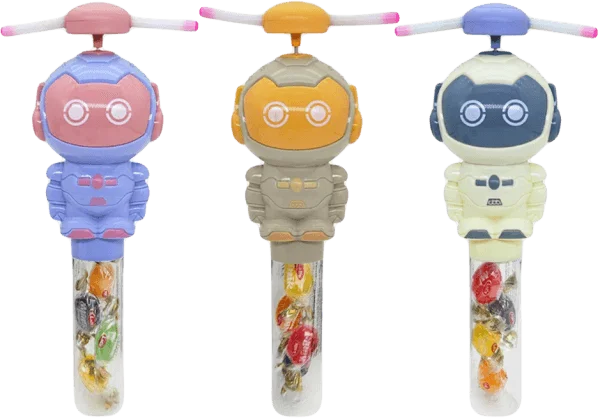 Kẹo cứng hương trái cây Minik Bonbon 9g - hình robot