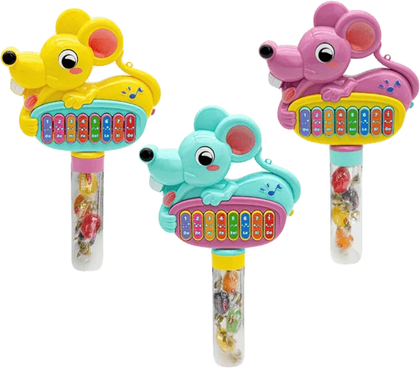 Kẹo cứng hương trái cây Minik Bonbon 9g - hình cây đàn piano