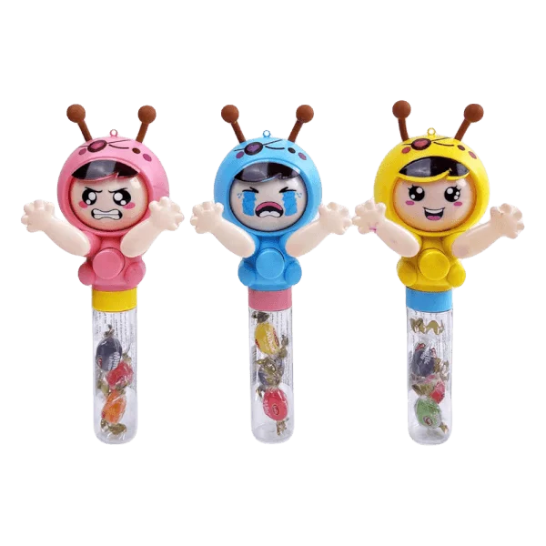 Combo 2 Kẹo cứng hương trái cây Minik Bonbon 7g - hình mặt con ong