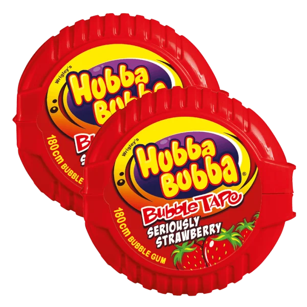 Combo 2 Sing-gum Hubba Bubba Vị dâu tây 56g