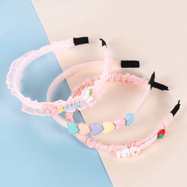 Combo 3 cài tóc cho bé Animo A2501_MN046 (Hồng)