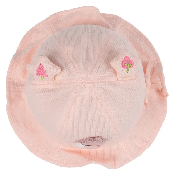 Nón vành tròn bé gái 1-3Y Animo A2501_MN052 (50cm,Hồng)