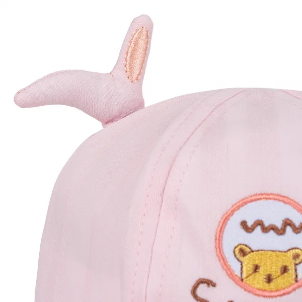 Nón vành tròn bé gái 1-3Y Animo A2501_MN051 (48cm,Hồng)