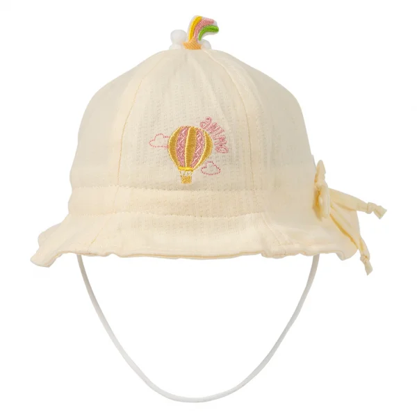 Nón vành tròn bé gái 1-3Y Animo A2501_MN050 (48cm,Vàng)