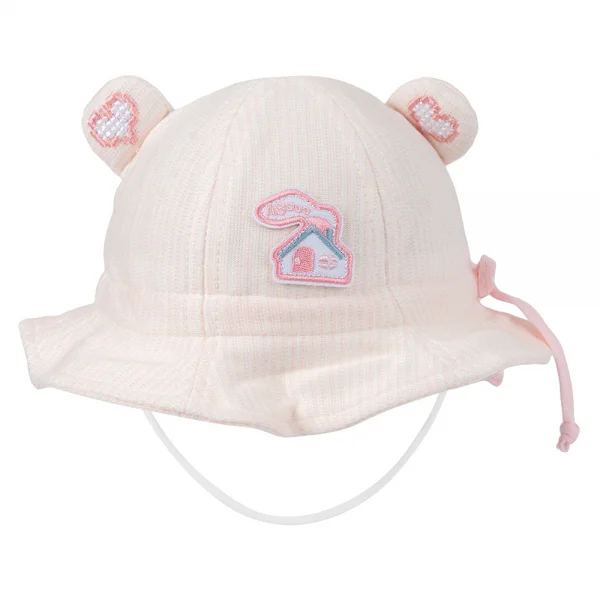 Nón vành tròn bé gái 1-3Y Animo A2501_MN048 (48cm,Hồng)