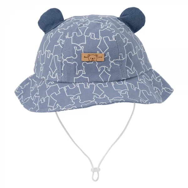 Nón bé trai lớn 3-6Y vành tròn Animo A2501_MN037 (52cm,Xanh)