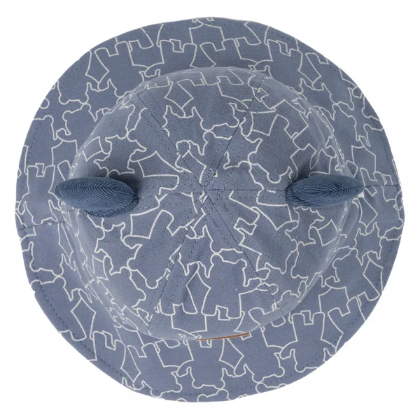 Nón bé trai lớn 3-6Y vành tròn Animo A2501_MN037 (52cm,Xanh)