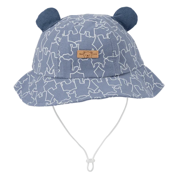 Nón bé trai lớn 3-6Y vành tròn Animo A2501_MN037 (52cm,Xanh)