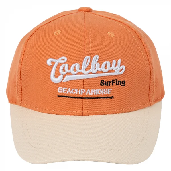 Nón bé trai lớn 3-6Y lưỡi trai Animo A2501_MN035 (52cm,Nâu-Kem)