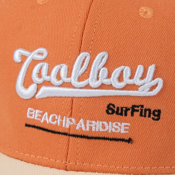 Nón bé trai lớn 3-6Y lưỡi trai Animo A2501_MN035 (52cm,Nâu-Kem)