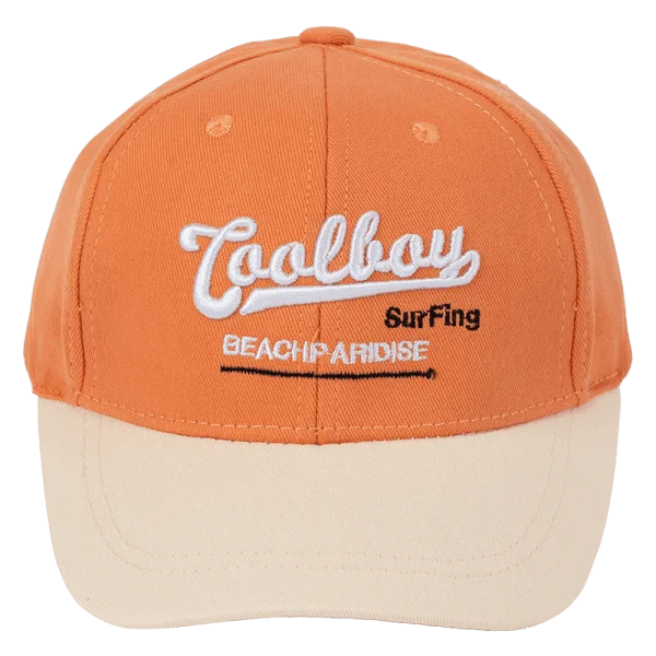 Nón bé trai lớn 3-6Y lưỡi trai Animo A2501_MN035 (52cm,Nâu-Kem)