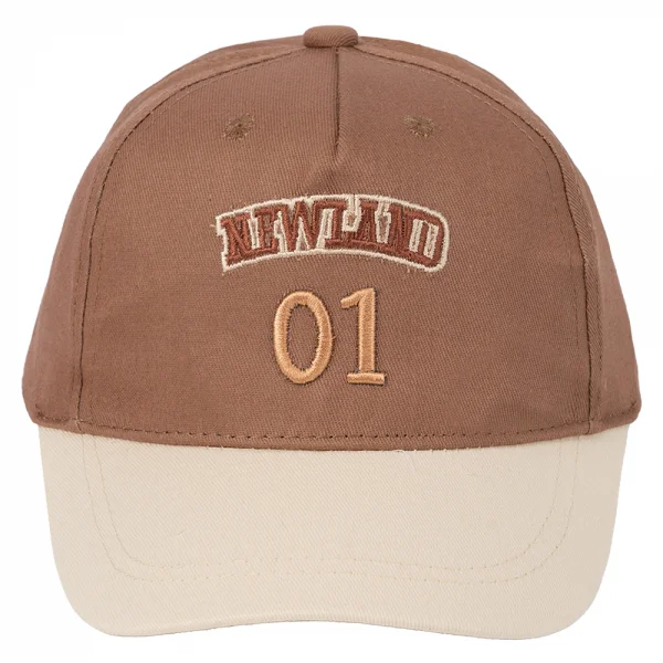 Nón bé trai lớn 3-6Y lưỡi trai Animo A2501_MN034 (52cm,Nâu)