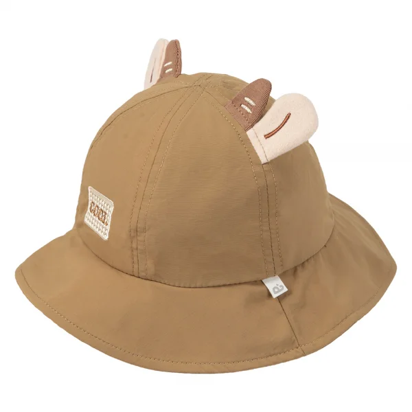 Nón bé trai lớn 3-6Y vành tròn Animo A2501_MN033 (52cm,Nâu)