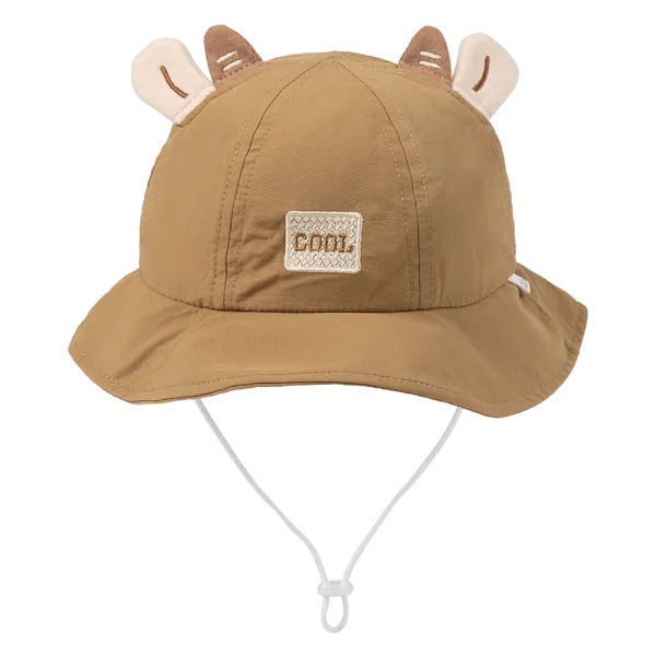 Nón bé trai lớn 3-6Y vành tròn Animo A2501_MN033 (52cm,Nâu)