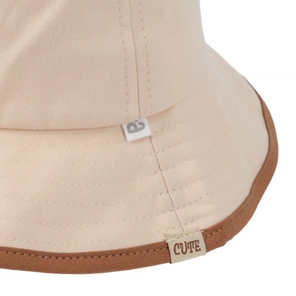 Nón bé lớn 3-6Y vành tròn Animo A2501_MN031 (54cm,Kem)