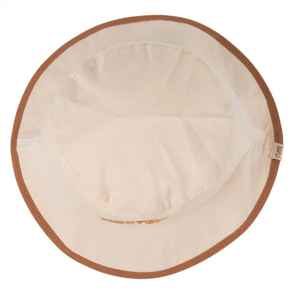 Nón bé lớn 3-6Y vành tròn Animo A2501_MN031 (54cm,Kem)