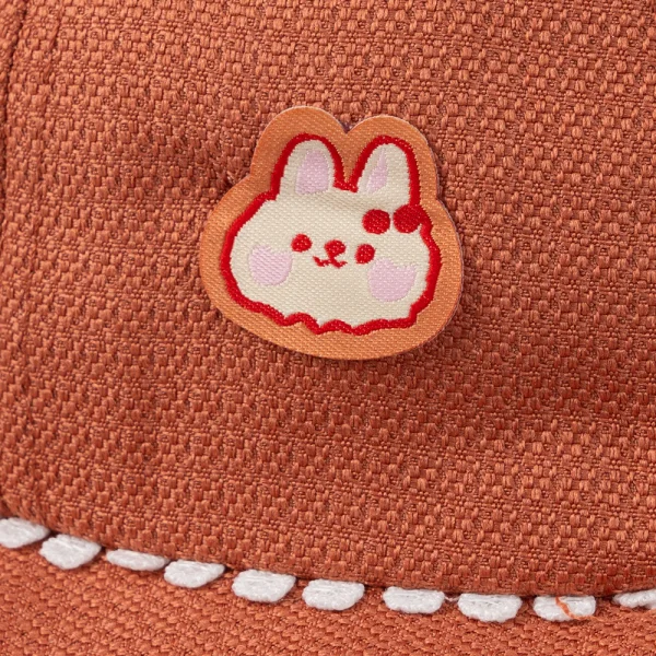 Nón bé gái lớn 3-6Y vành tròn Animo A2501_MN028 (52cm,Cam)