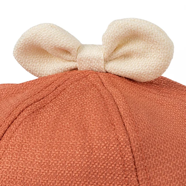 Nón bé gái lớn 3-6Y vành tròn Animo A2501_MN028 (52cm,Cam)