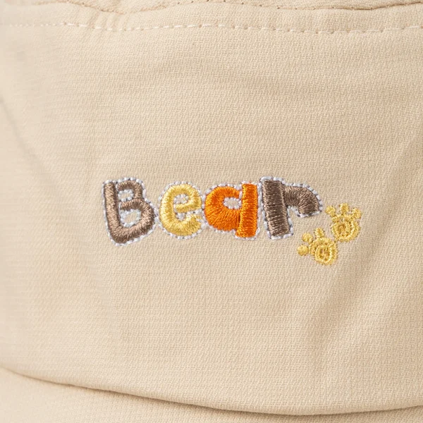 Nón bé gái lớn 3-6Y vành tròn Animo A2501_MN026 (52cm,Kem)