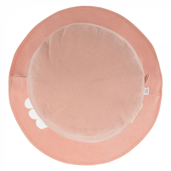 Nón bé gái lớn 3-6Y vành tròn Animo A2501_MN025 (52cm,Hồng)