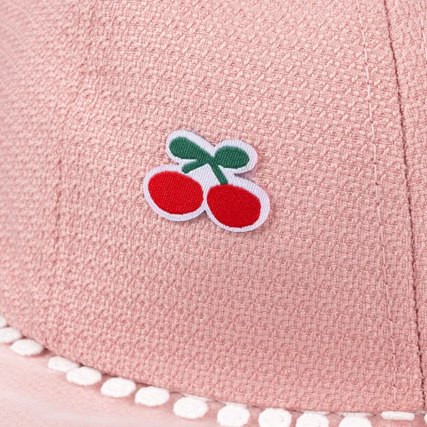 Nón vành tròn khăn voan bé gái 0-12M Animo A2501_MN020 (46cm,Hồng)