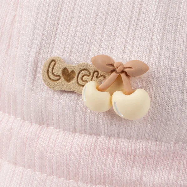 Nón em bé gái 0-12M vành tròn Animo A2501_MN019 (46cm,Hồng)